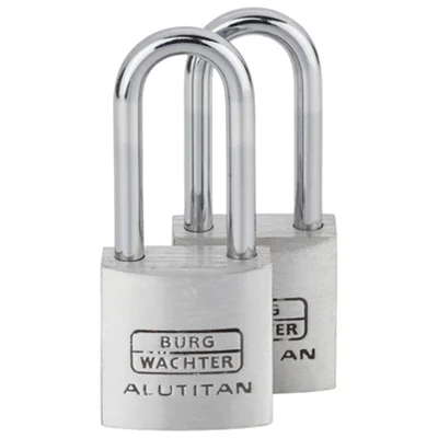 BURG-WÄCHTER Vorhangschloss DUO 770 20 26 Zylinderschloss 25,7mm Aluminium BURG-WÄCHTER Vorhangschloss DUO 770 20 26 Zylinderschloss 25,7mm Aluminium