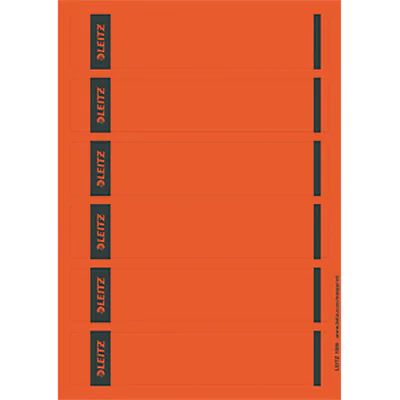 Leitz Ordneretikett 16862025 kurz/schmal Papier rt 150 St./Pack. Leitz Ordneretikett 16862025 kurz/schmal Papier rt 150 St./Pack.