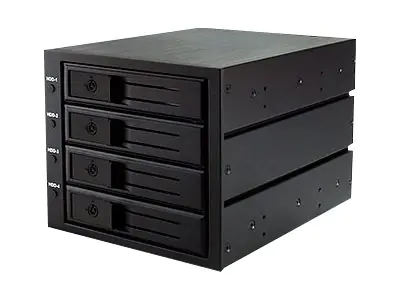 RaidSonic ICY BOX IB-564SSK - Gehäuse für Speicherlaufwerke mit Lüfter - 3.5" (8.9 cm) - Schwarz