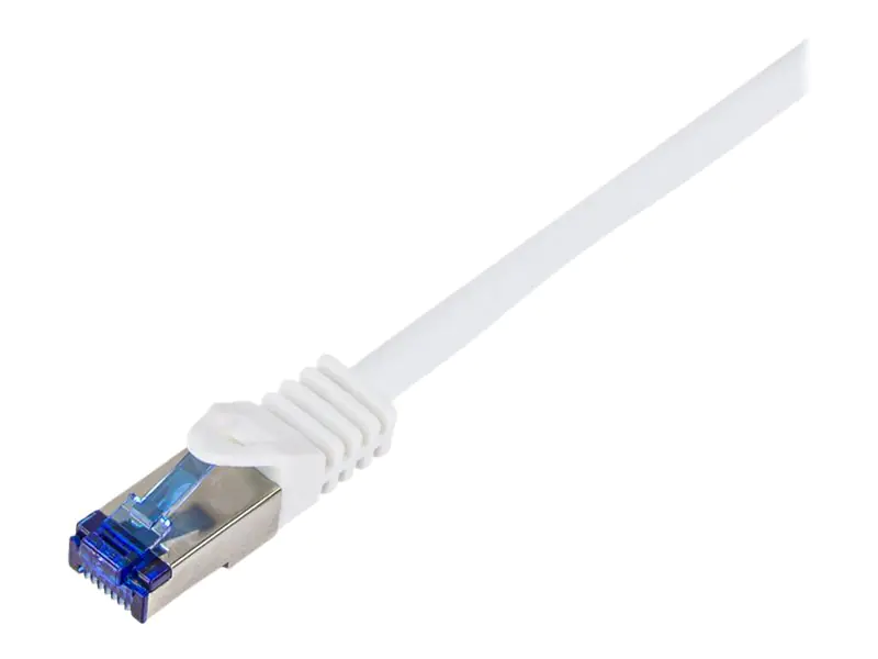 LogiLink Patchkabel Ultraflex Kat.6A S/FTP 7.5 m weiß mitCat.7 Rohkabel extra flexibles - Kabel - N