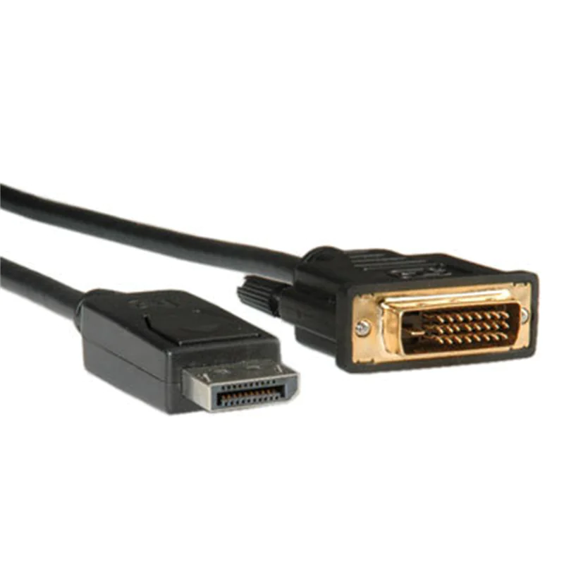 Roline - Videokabel - DisplayPort (M) zu DVI-D (M) - 3 m - Schwarz Roline - Videokabel - DisplayPort (M) zu DVI-D (M) - 3 m - Schwarz