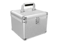 ICY BOX IB-AC628 - Festplattenlaufwerk-Schutzgehäuse - Kapazität: 10 Festplatten - Silber