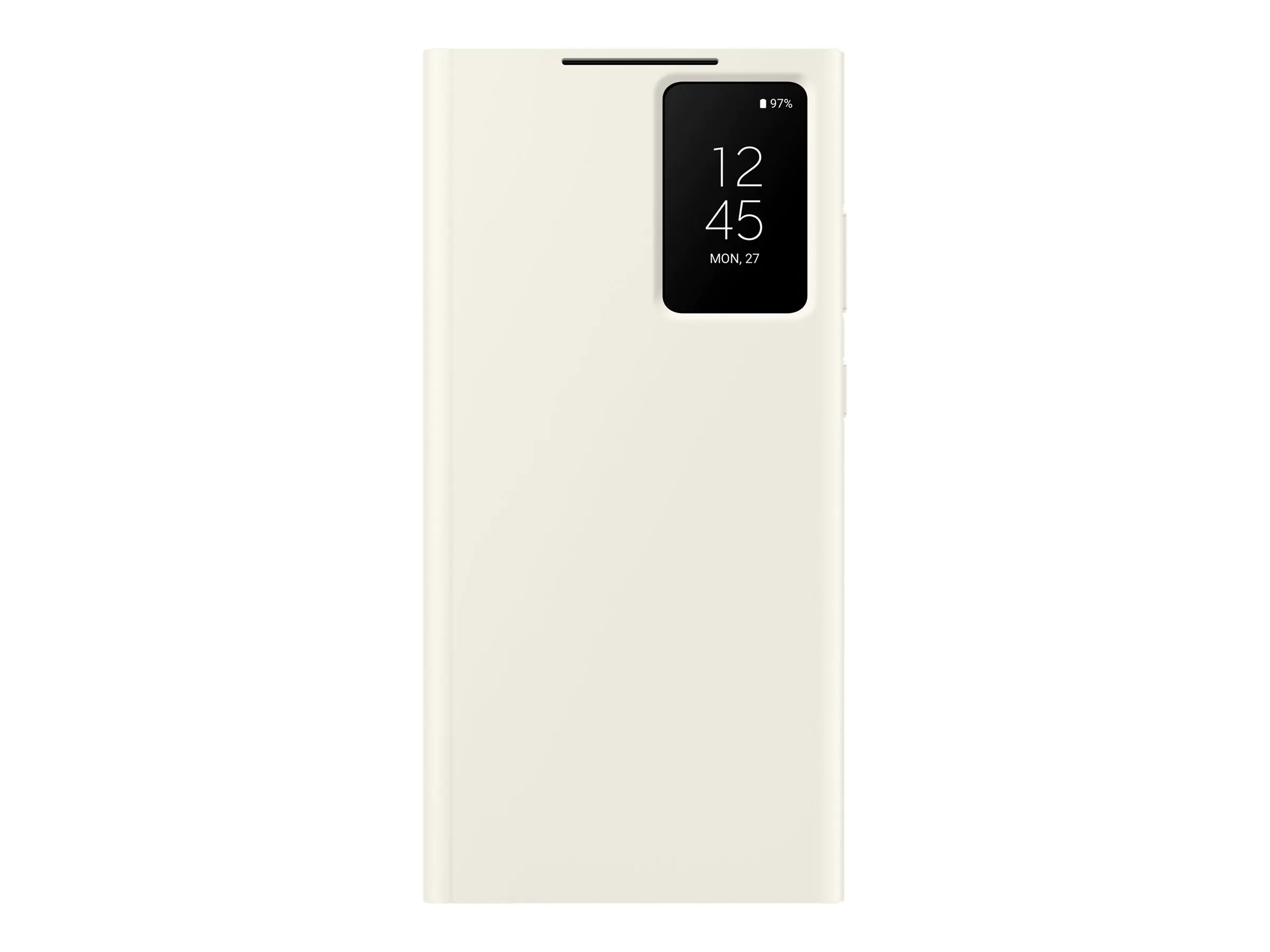 Samsung EF-ZS918 - Flip-Hülle für Mobiltelefon - Cremefarben - für Galaxy S23 Ultra