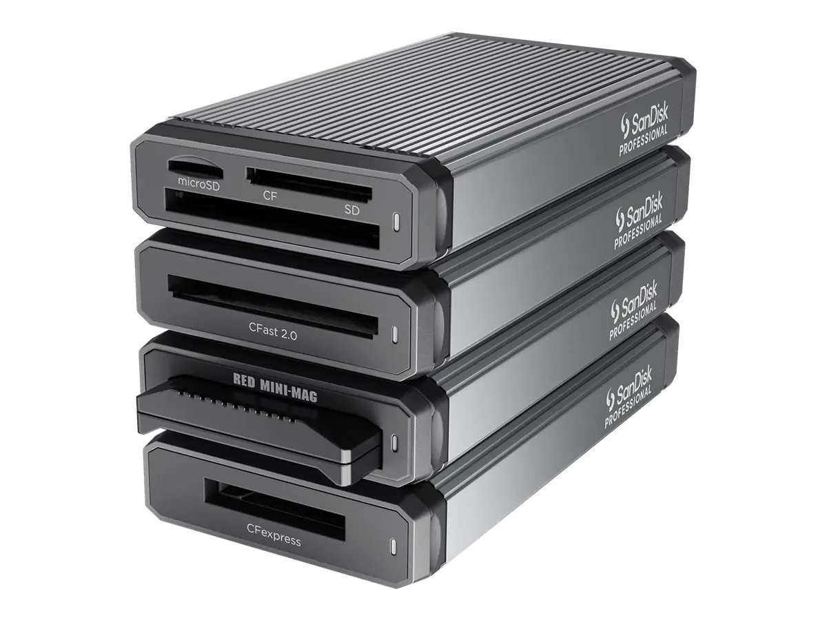 SanDisk PRO-READER - Kartenleser (SD, microSD, CF) - USB-C 3.2 Gen 1