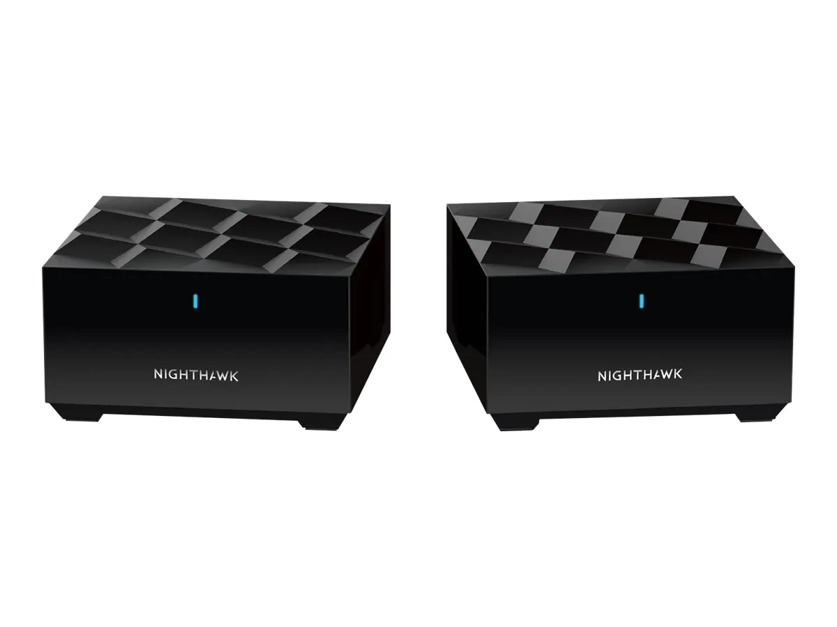 Netgear Nighthawk MK62 - WLAN-System (Router, Extender) - bis zu 278,7 qm - Netz - GigE - 802.11a/b/g/n/ac/ax - Dual-Band