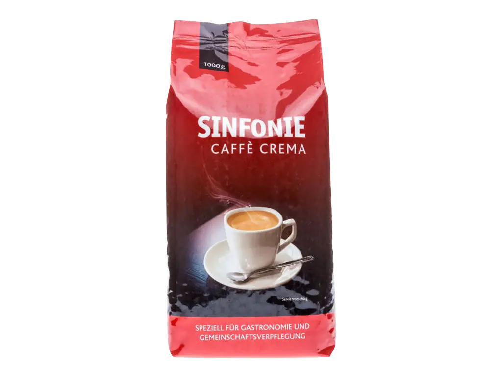 JACOBS Kaffee Sinfonie Caffe Crema Espresso 4019141 ganze Bohne 1.000g