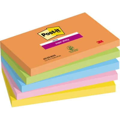 Post-it Haftnotiz 655-5SS-BOOS 127x76mm 90Blatt 5St.
