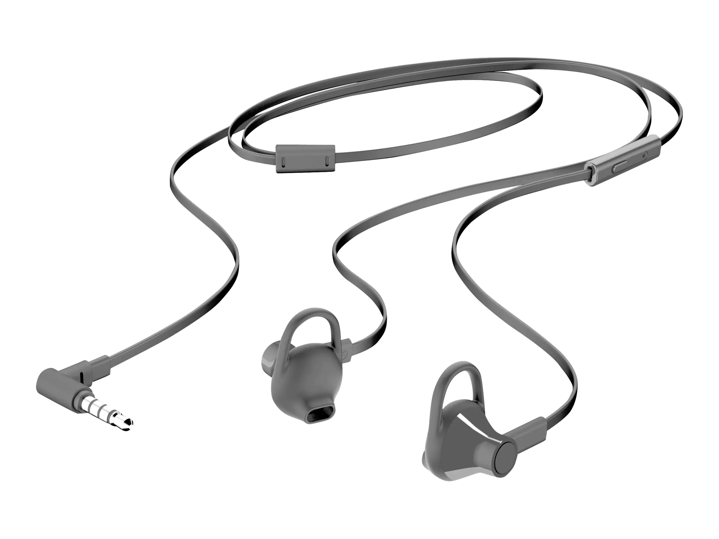 HP 150 - Headset - Ohrstöpsel - kabelgebunden - Schwarz - für HP 20, 22, 24, 27, 460; Pavilion 24, 27, 570, 590, 595, TP01; Pavilion Laptop 14, 15