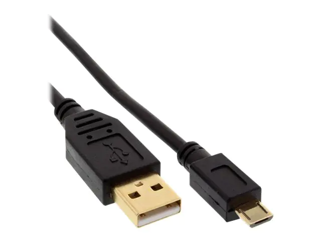 InLine - USB-Kabel - Micro-USB Typ B (M) zu USB (M) - USB 2.0 - 1.5 m - Schwarz InLine - USB-Kabel - Micro-USB Typ B (M) zu USB (M) - USB 2.0 - 1.5 m - Schwarz