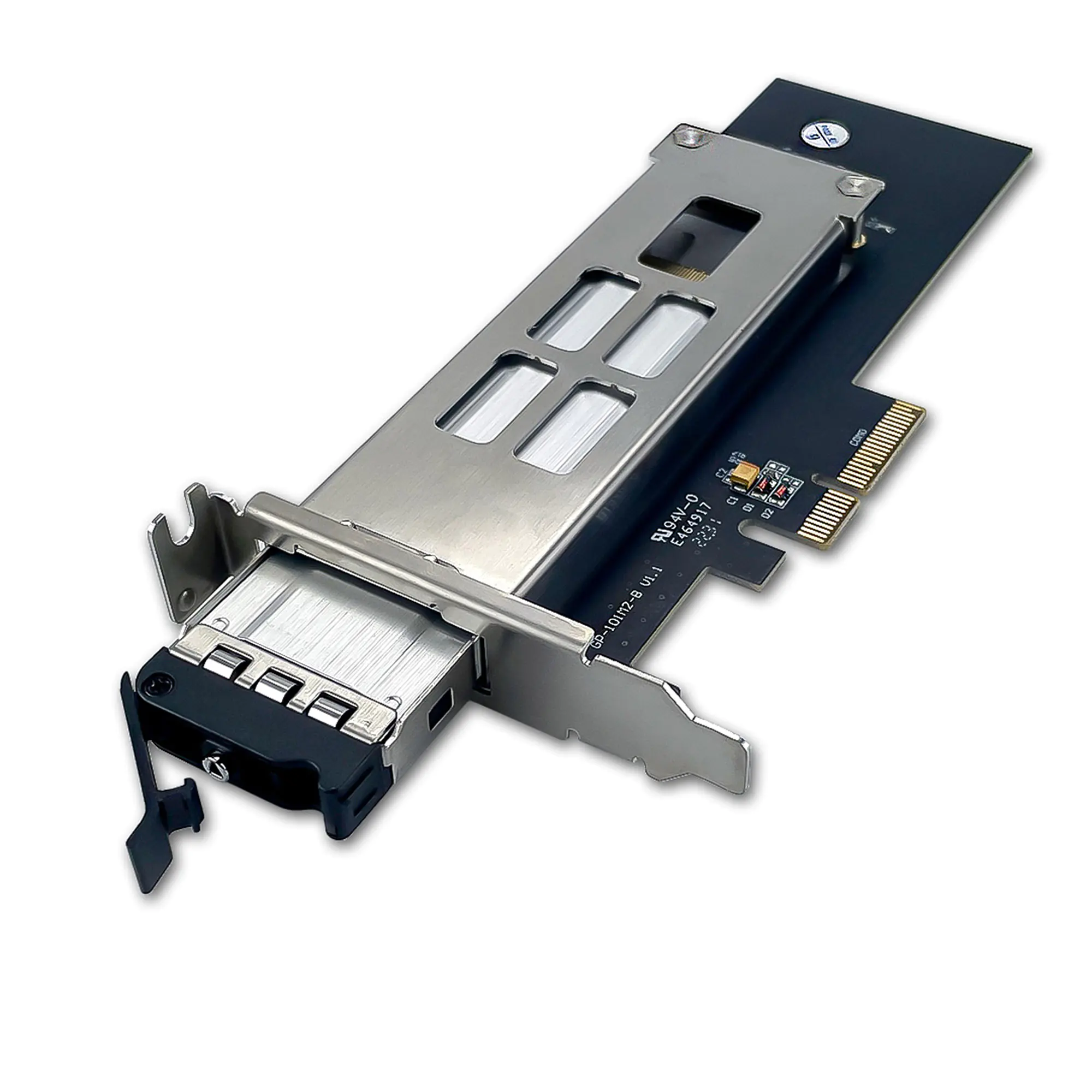 FANTEC NVMePCIe-WL-TR-1 - Schnittstellenadapter - M.2 - PCIe 4.0 x4 (NVMe) - Low-Profile - PCIe 4.0 x4