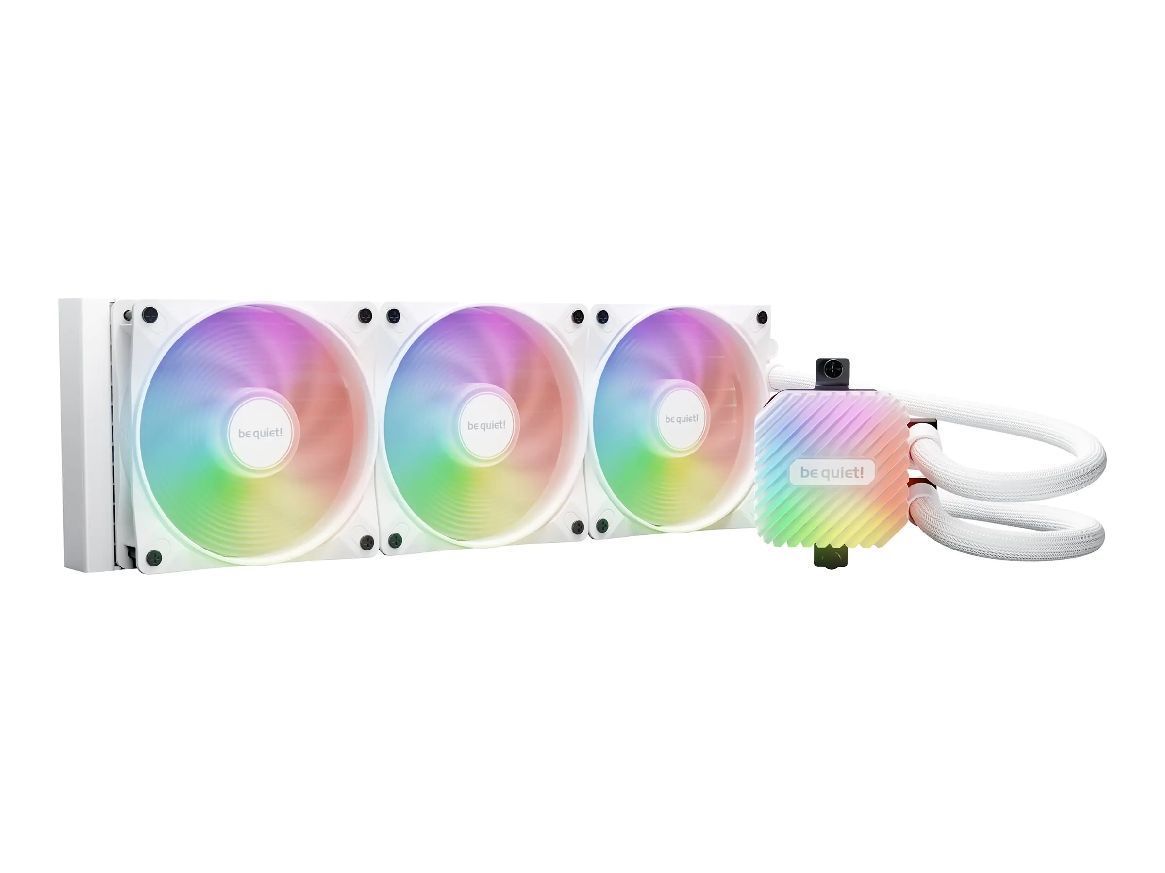 be quiet! Light Loop - Prozessor-Flüssigkeitskühlsystem - Kühlergröße: 360 mm - (für: LGA1851, LGA1700, LGA1200, LGA1150, LGA1151, LGA1155, AM4, AM5) - 120 mm - weiß