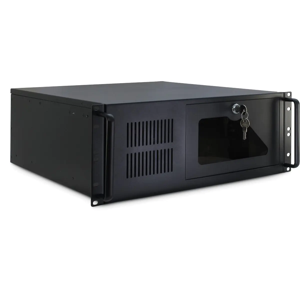 VALUE Griff für Rackmontagegehäuse - 120 mm - Schwarz - 4U - 48.3 cm (19")