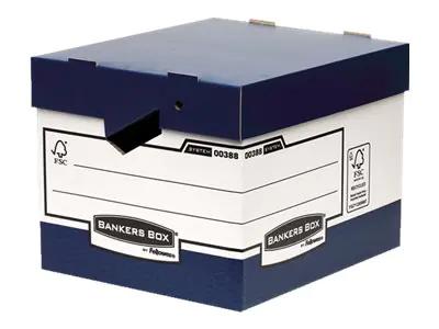 Fellowes Bankers Box ERGO-Box - Aufbewahrungsbox - für A4 (210 x 297 mm) 0038801