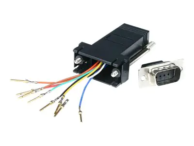 StarTech DB9 auf RJ45 Modular-Adapter - Stecker/Buchse - Seriell Adapter DB-9 / RJ-45 - St / Bu - Serieller Adapter - DB-9 (M) zu RJ-45 (W) - für StarTech 16 Port Enhanced RS232 Serial Console Server