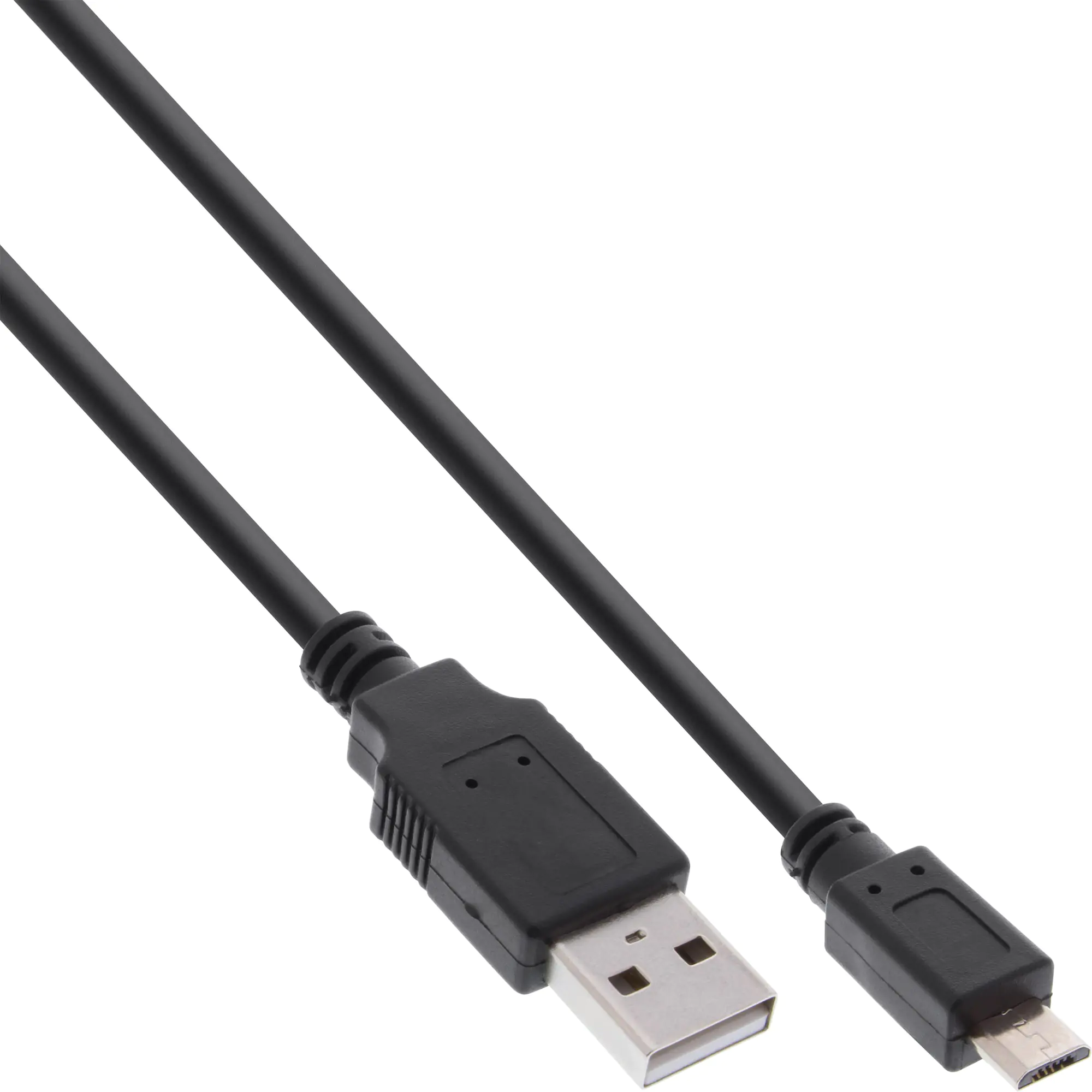 InLine Fast-charge - USB-Kabel - Micro-USB Typ B (M) bis USB (M) - USB 2.0 - 1 m - Schwarz