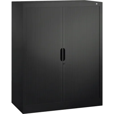 C P Omnispace Rollladenschrank schwarzgrau 2 Fachböden 100.0 x 42.0 123.0 323200S10086