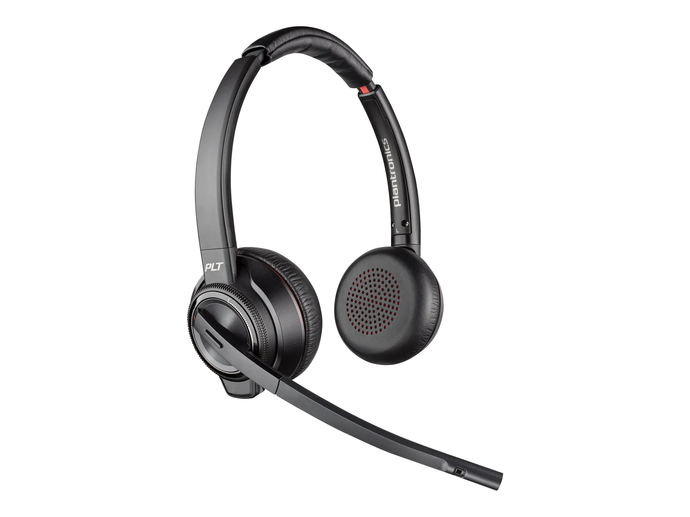 Poly Savi 8200 Series W8220-M - Microsoft - Headset - On-Ear - DECT / Bluetooth - kabellos - aktive Rauschunterdrückung - Zertifiziert für Microsoft Teams