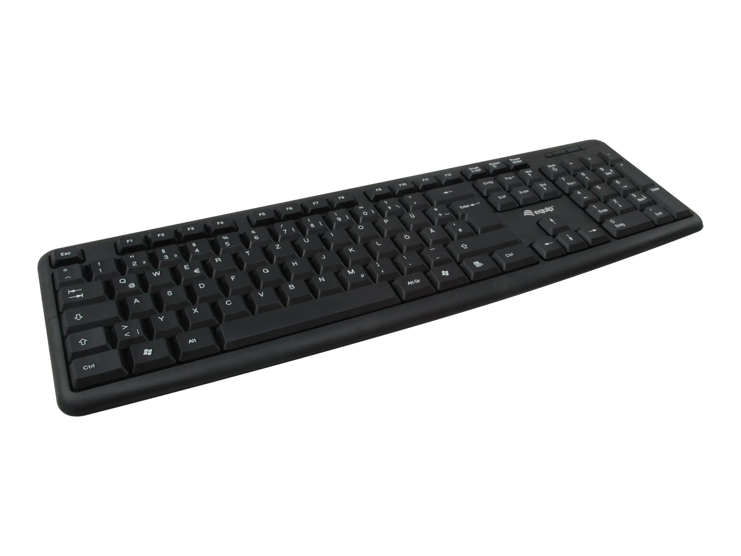 equip Life - Tastatur-und-Maus-Set - USB - Portugiesisch - Schwarz