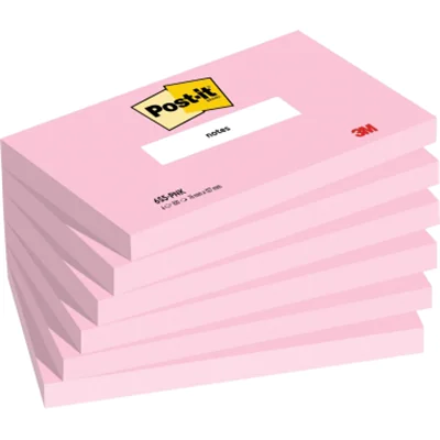 Post-it Notes 655-PNK 127x76 mm 100B flamingopink 6 St./Pack. Post-it Notes 655-PNK 127x76 mm 100B flamingopink 6 St./Pack.