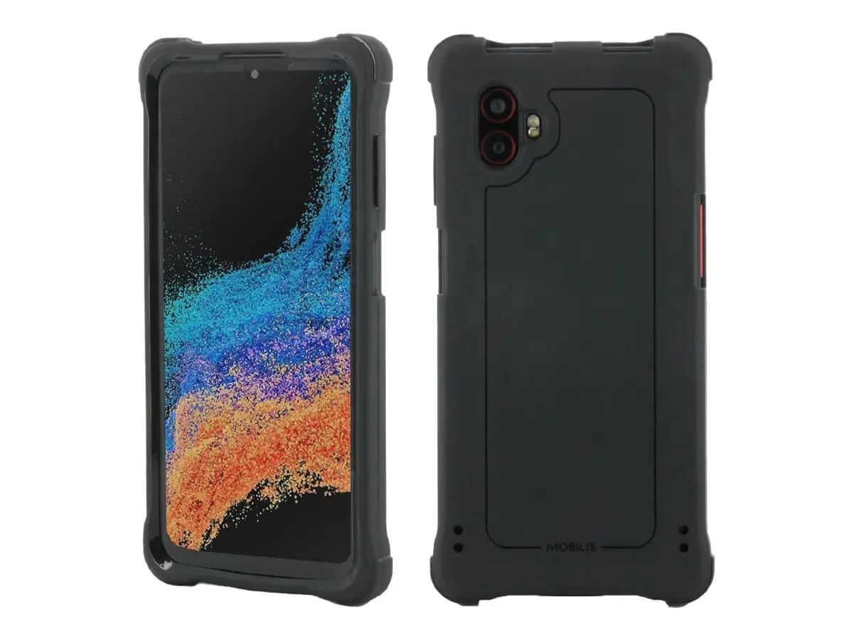 Mobilis PROTECH - Hintere Abdeckung für Mobiltelefon - verstärkt - Schwarz - für Samsung Galaxy Xcover 6 Pro