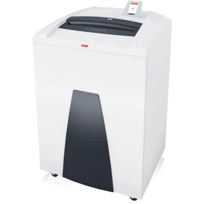 HSM® Aktenvernichter SECURIO P44i P-5 Papier, Heftklammern, Büroklammern, Kreditkarten, CDs/DVDs, USB-Sticks, Disketten Partikelschnitt weiß
