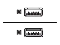 Good Connections - USB-Kabel - USB Typ A (M) bis USB Typ A (M) - USB 3.0 - 5 m - Schwarz