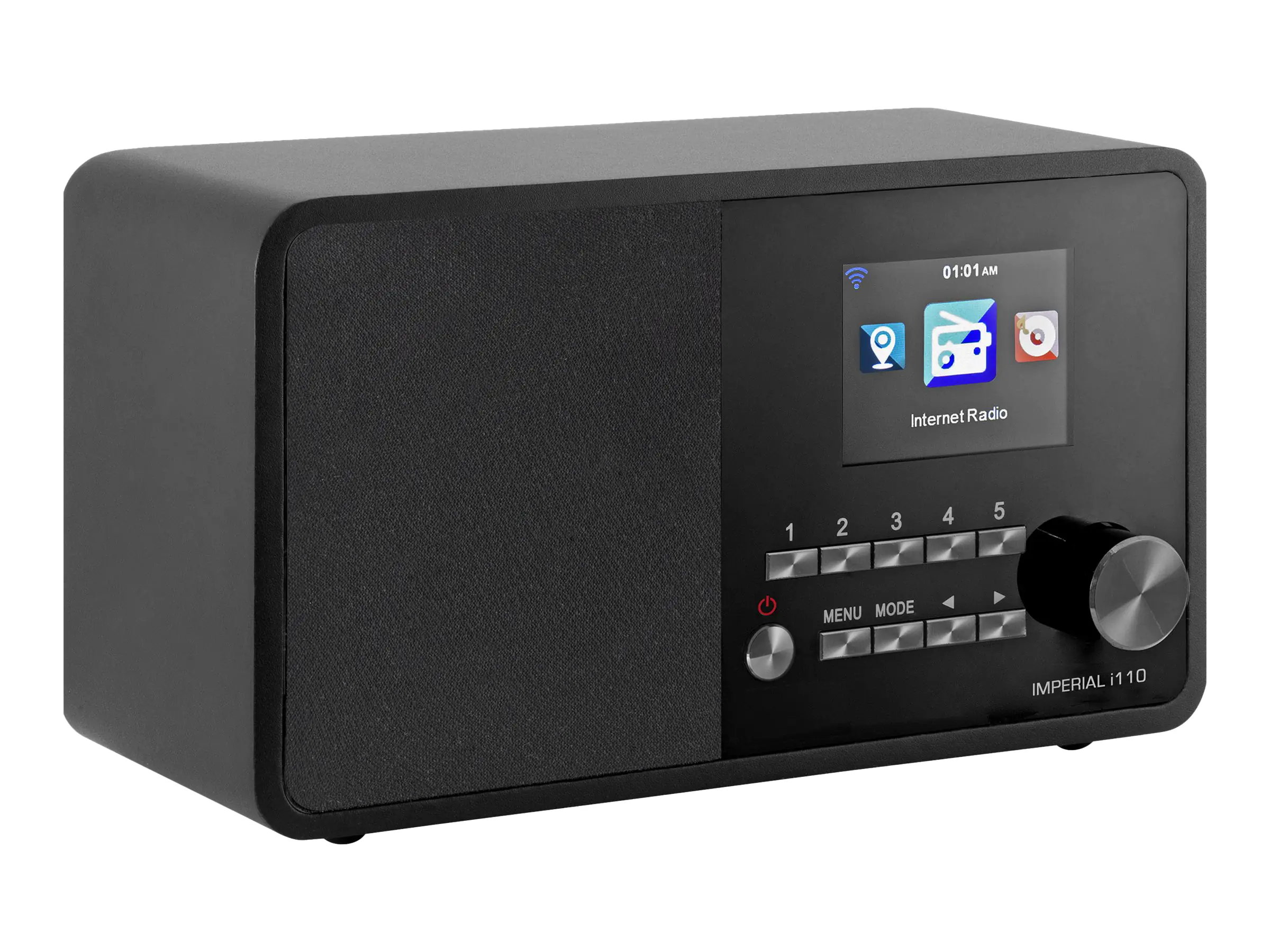imperial i110 - Netzwerk-Audio-Player - 5 Watt (Gesamt) - Schwarz