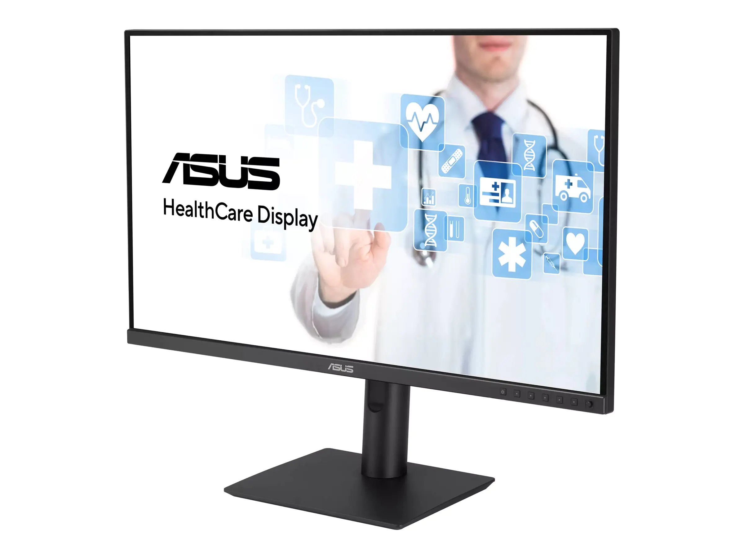 ASUS HA2441A - LED-Monitor - 3.6MP - Farbe - 61 cm (24") (23.8" sichtbar) - 2560 x 1440 QHD - IPS - 300 cd/m² - 900:1 - 5 ms - HDMI, 2xDisplayPort, USB-C - Schwarz