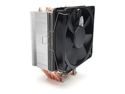 Dynatron U9 - Prozessor-Luftkühler - (für: LGA1851, LGA1700, LGA1200, LGA115x Socket, LGA20XX, AM4, AM5) - Kupfer-Heatpipes mit Aluminium-Kühlrippen - 120 mm - Schwarz