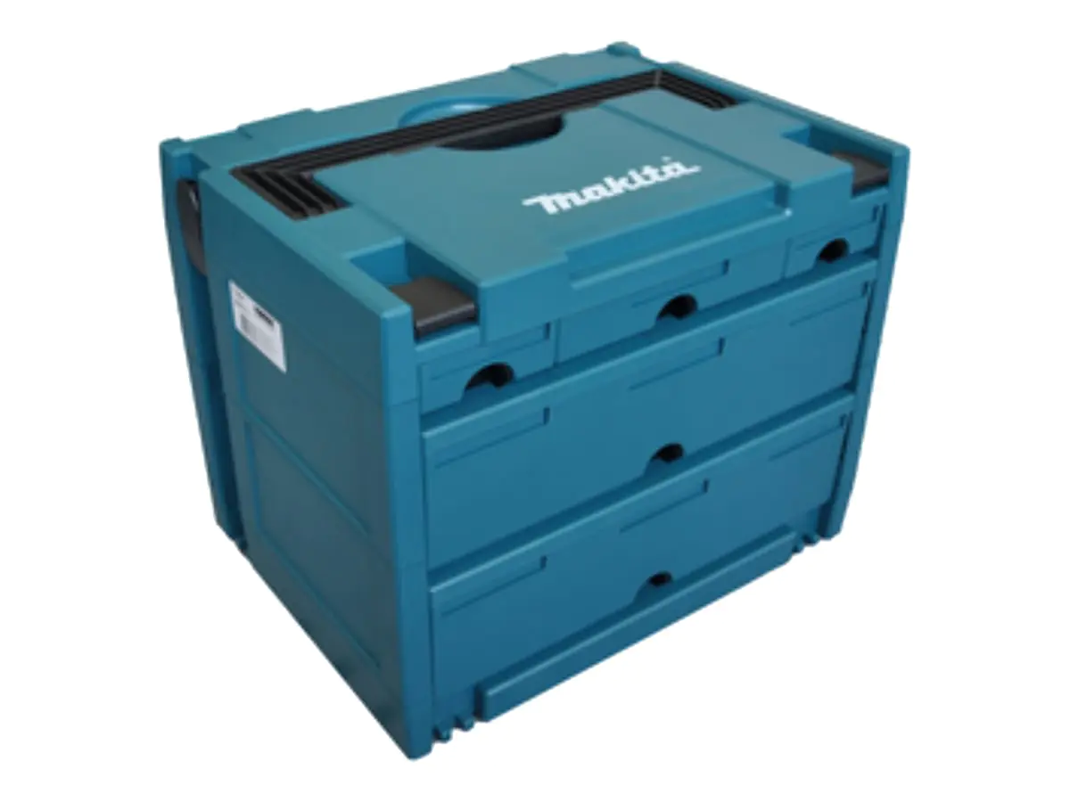 Makita Makpac - Hartschalentasche für Werkzeuge/Zubehör - 5 Schubladen