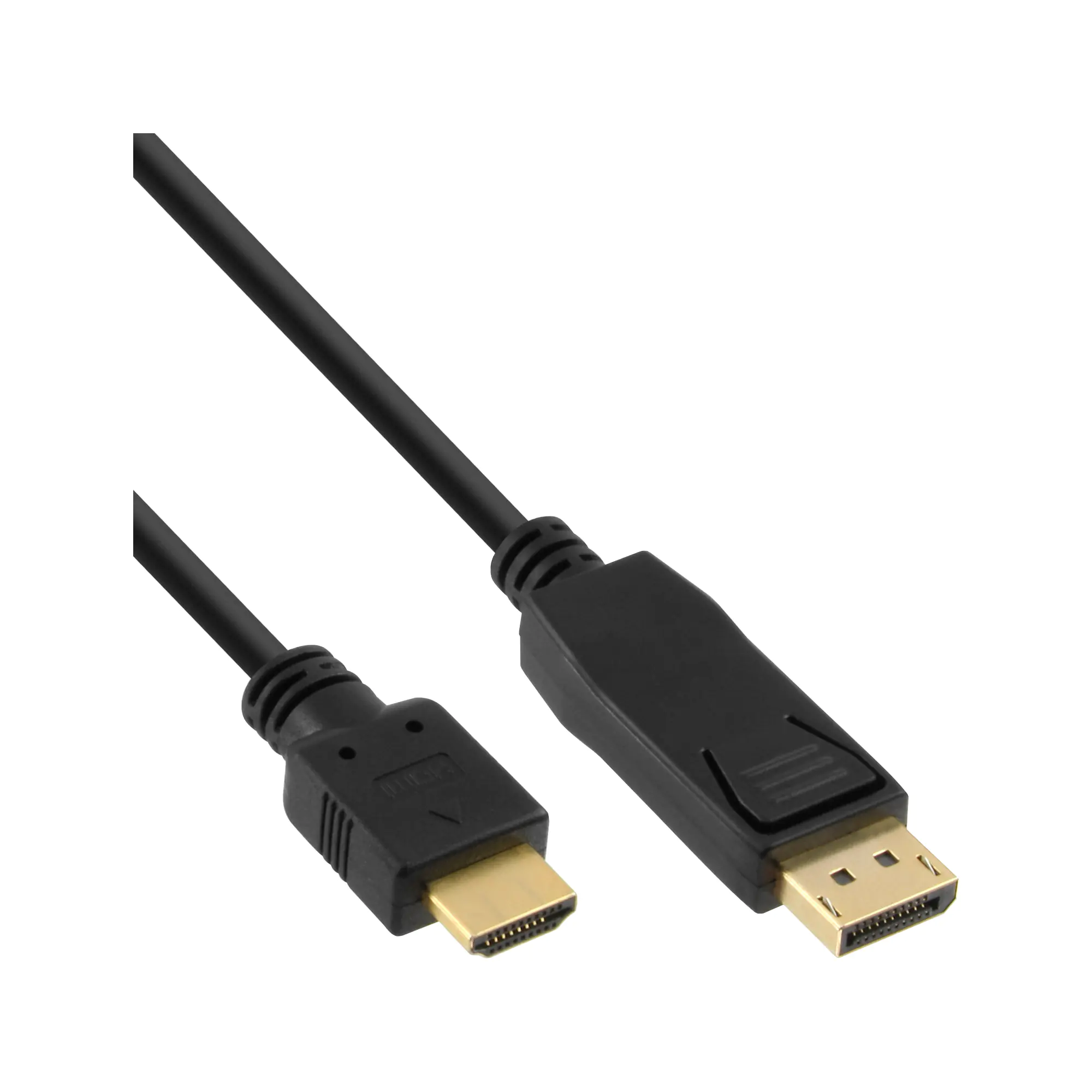 InLine - Adapterkabel - DisplayPort männlich zu HDMI männlich - 3 m - Schwarz - Support von 4K 30 Hz (Packung mit 20)