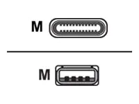 Equip - USB-Kabel - USB (M) zu 24 pin USB-C (M) - USB 2.0 - 3 m - Schwarz
