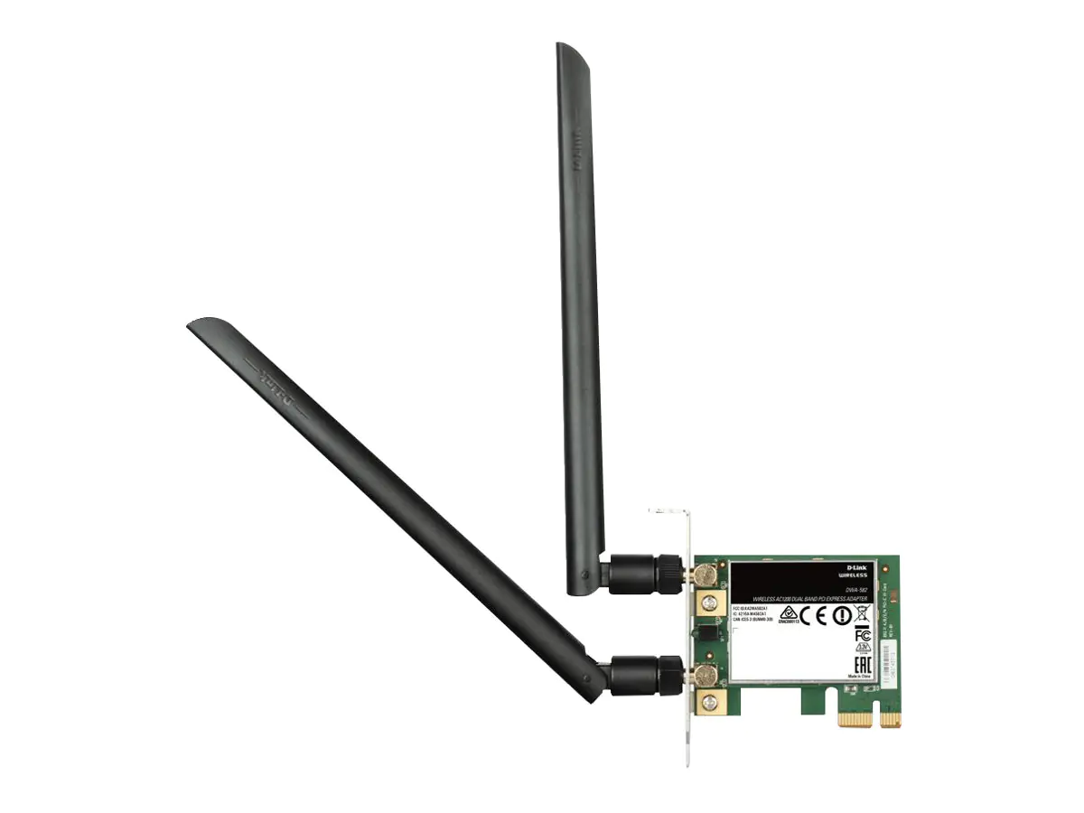 D-Link Wireless AC1200 DWA-582 - Netzwerkadapter - PCIe Low-Profile - Wi-Fi 5