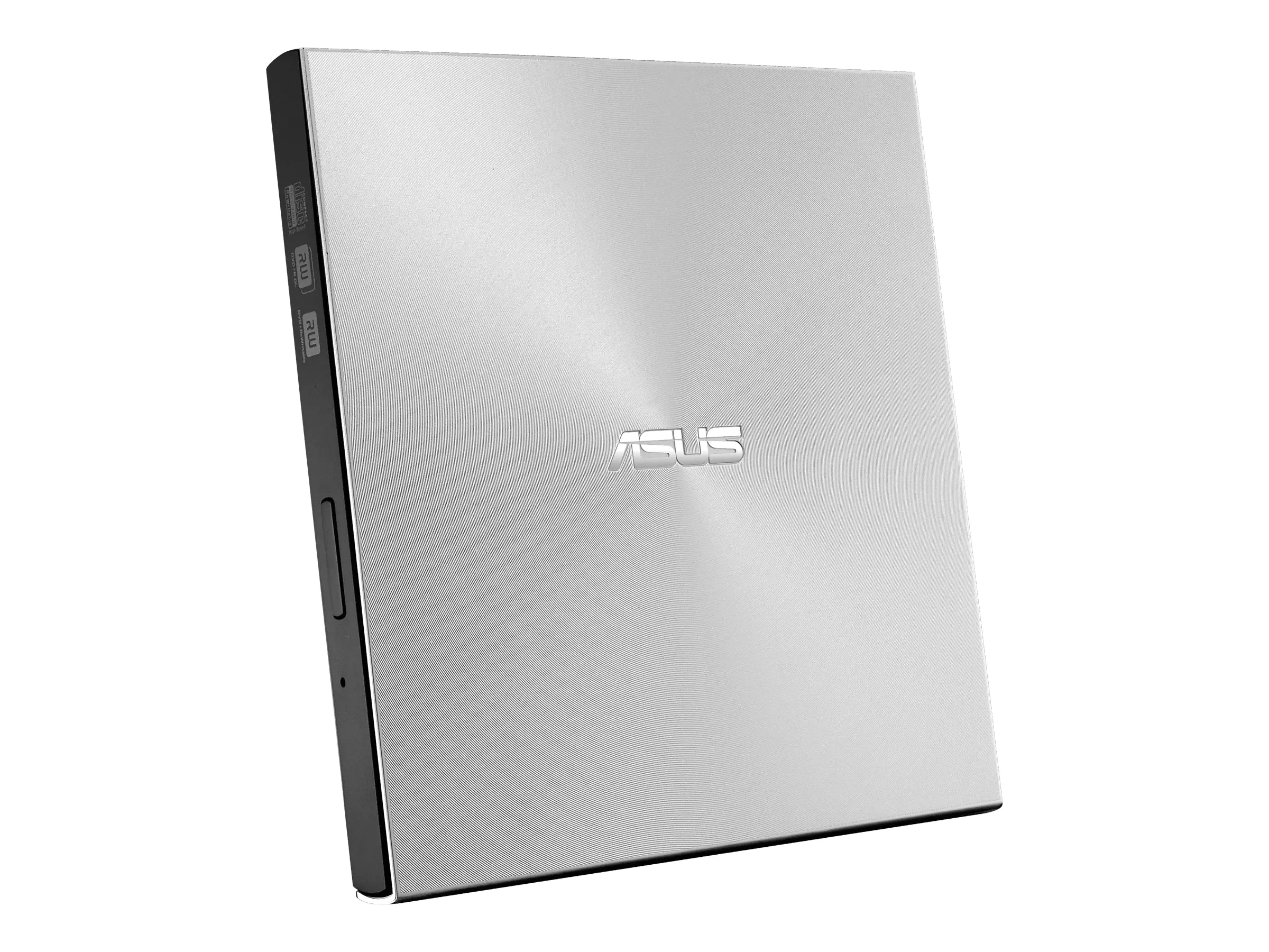 ASUS ZenDrive U9M SDRW-08U9M-U - Laufwerk - DVD±RW (±R DL) - 8x/8x - USB 2.0 - extern - Silber - für 15; ROG Strix G15; ROG Zephyrus Duo 15; ROG Zephyrus G14; TUF505; ZenBook 13