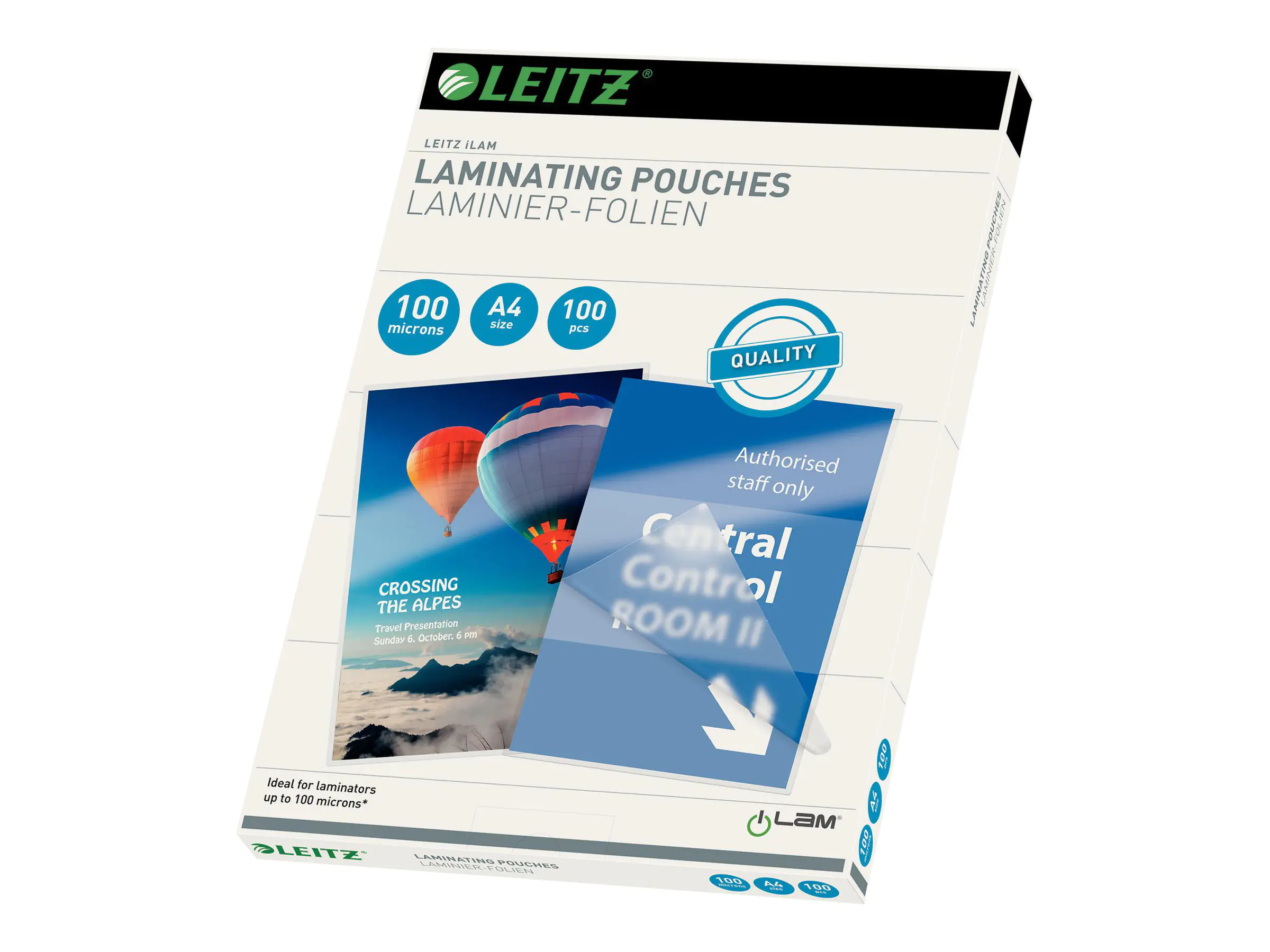 Esselte Leitz Glänzend - A4 (210 x 297 mm) Taschen 33826