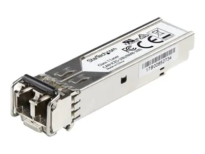 StarTech CTPSFP1GELXS Transceiver Modul (SFP Module, 1000Base-LX Juniper kompatibel, Glasfaser, 1310nm, LC Single Mode mit DDM) - SFP (Mini-GBIC)-Transceiver-Modul (gleichwertig mit: Juniper CTP-SFP-1GE-LX) - 1GbE - 1000Base-LX - LC Single-Modus - bis zu