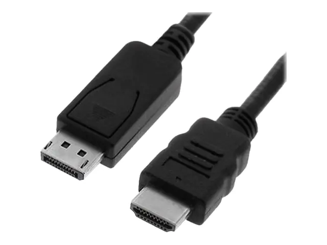 VALUE - Adapterkabel - DisplayPort männlich zu HDMI männlich - 1 m - abgeschirmt - Schwarz VALUE - Adapterkabel - DisplayPort männlich zu HDMI männlich - 1 m - abgeschirmt - Schwarz