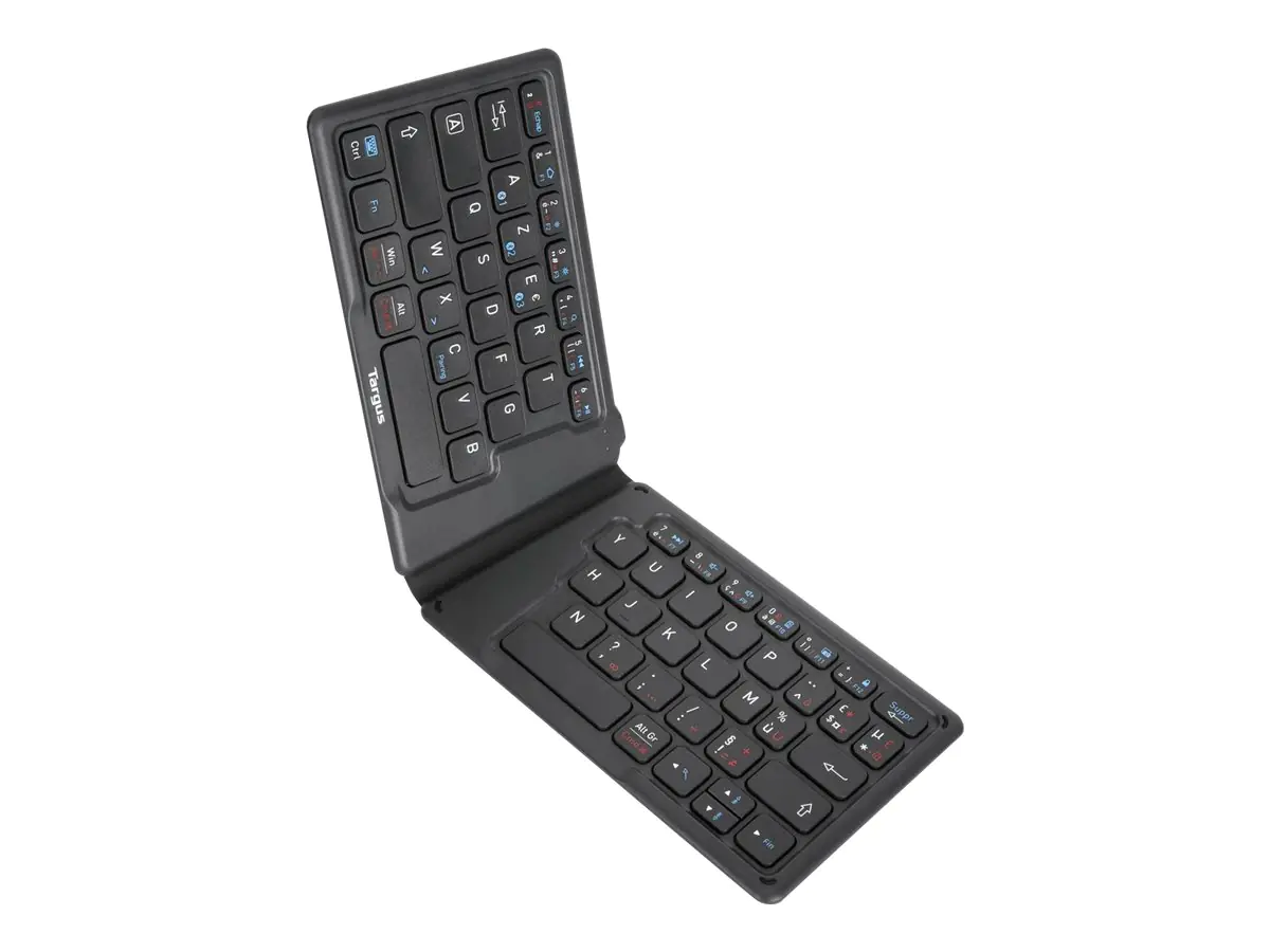 Targus - Tastatur - antimicrobial - kabellos - Bluetooth 5.1 - AZERTY - Französisch - Schwarz - B2B