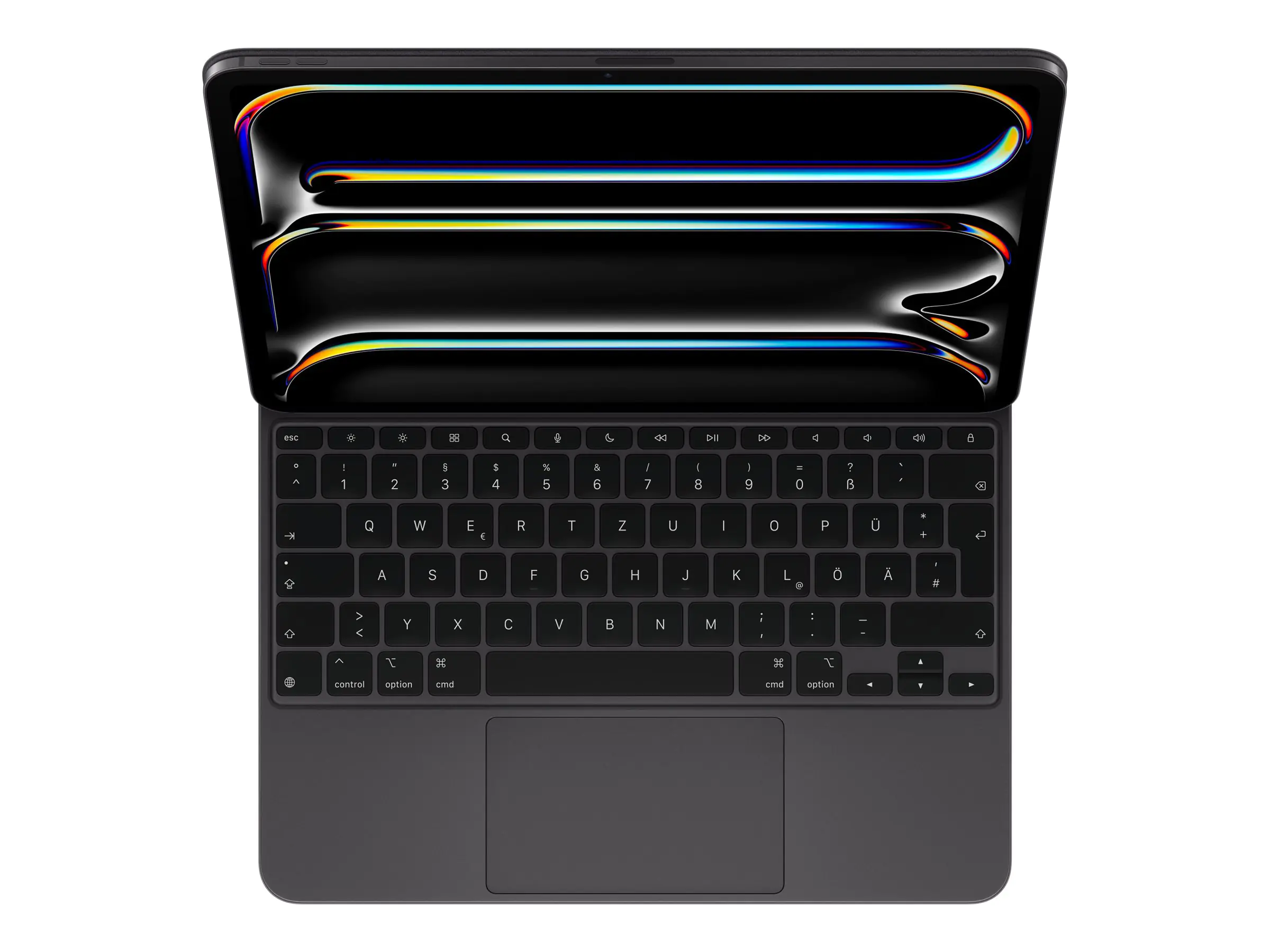 Apple Magic Keyboard - Tastatur und Foliohülle - mit Trackpad - hinterleuchtet - Apple Smart connector - QWERTZ - Deutsch - Schwarz - für Apple 13-inch iPad Pro (M4) Apple Magic Keyboard - Tastatur und Foliohülle - mit Trackpad - hinterleuchtet - Apple Smart connector - QWERTZ - Deutsch - Schwarz - für Apple 13-inch iPad Pro (M4)