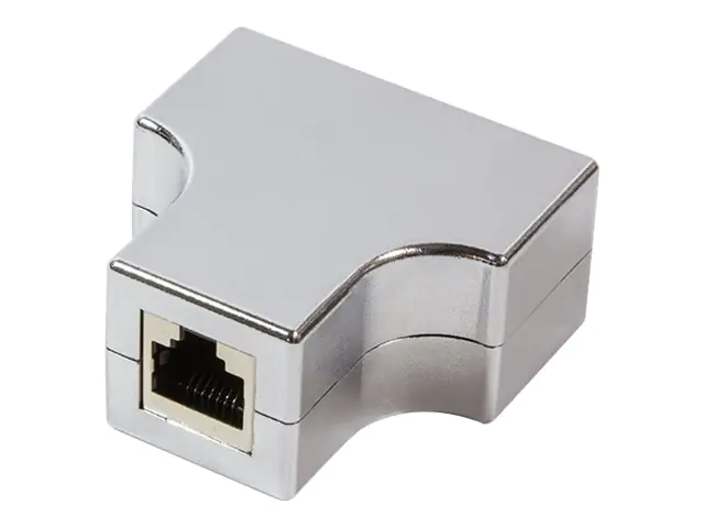 LogiLink T-Adapter - Netzwerk-Splitter - RJ-45 (W) bis RJ-45 (W) - abgeschirmt