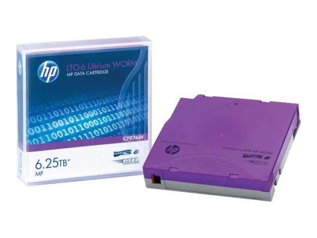 HPE - LTO Ultrium WORM 6 - 2.5 TB / 6.25 TB - Beschriftungsetiketten - lila - für StorageWorks SAS Rack-Mount Kit