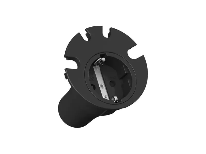 Bachmann LOOP IN - Steckdose - Typ F - mit Verschluss - 16 A - Wechselstrom 250 V - Schwarz, RAL 9005 Bachmann LOOP IN - Steckdose - Typ F - mit Verschluss - 16 A - Wechselstrom 250 V - Schwarz, RAL 9005