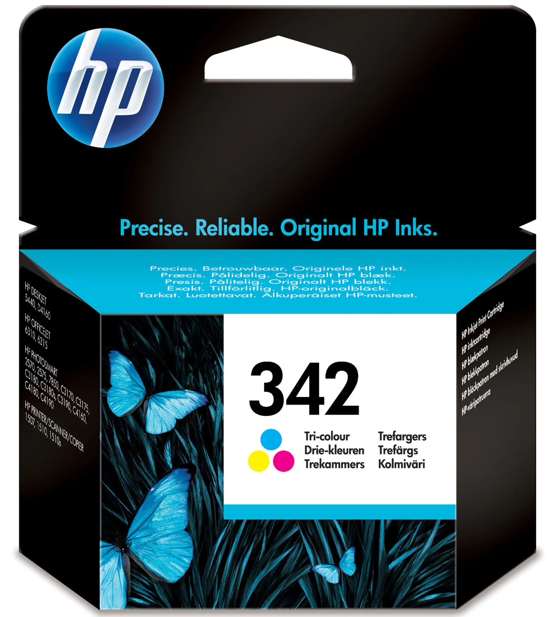 HP 342 - 5 ml - Farbe (Cyan, Magenta, Gelb) - original - Tintenpatrone - für Officejet 63XX; Photosmart 2575, 7850, C3185, C4170, C4194, D5345, D5360, D5363, D5368