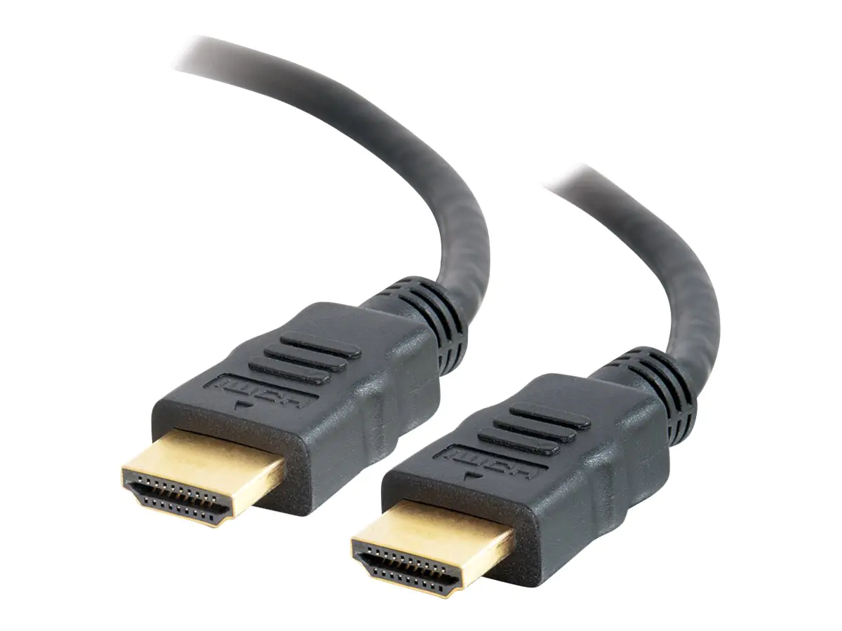 C2G 12ft 4K HDMI Cable with Ethernet - High Speed HDMI Cable - M/M - HDMI-Kabel mit Ethernet - HDMI männlich zu HDMI männlich - 3.66 m - abgeschirmt - Schwarz