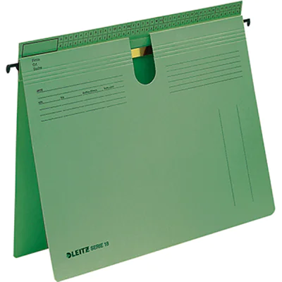 Leitz Hängehefter SERIE 18 DIN A4 250g/m² Manilakarton, recycelt grün 50 St./Pack.