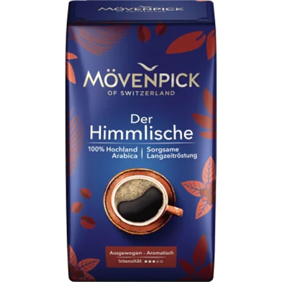 MÖVENPICK Kaffee Der Himmlische 100 % Arabica gemahlen Intensität: 3 500 g/Pack. MÖVENPICK Kaffee Der Himmlische 100 % Arabica gemahlen Intensität: 3 500 g/Pack.