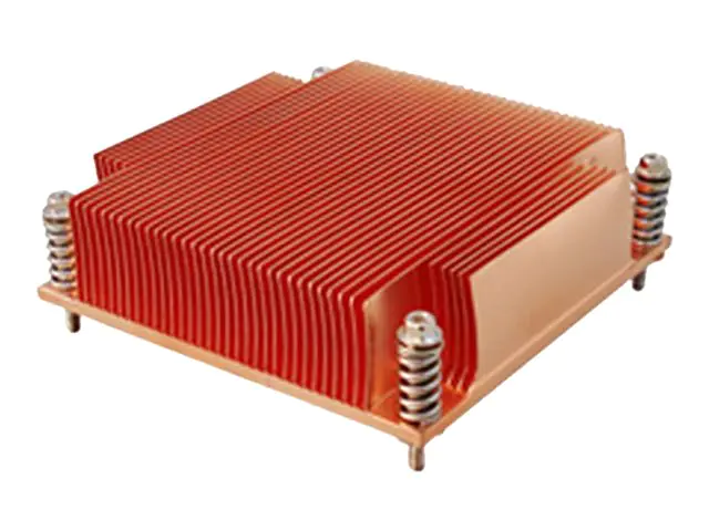 Inter-Tech K-129 - Prozessorkühler - (für: LGA1156, LGA1155) - Kupfer - 1U