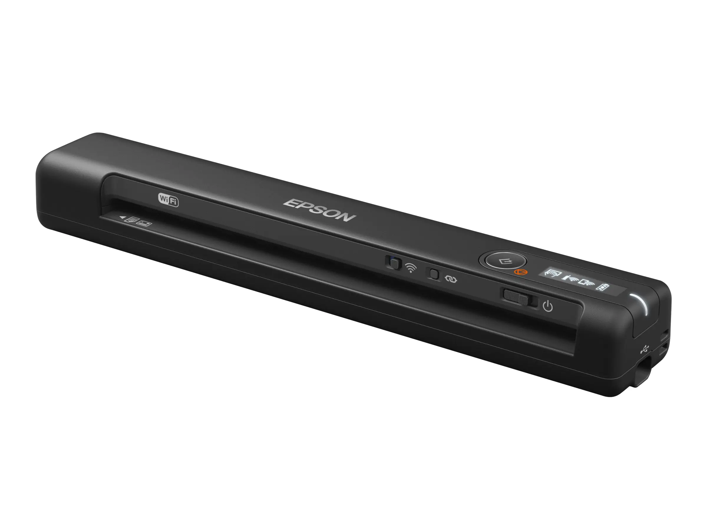 Epson WorkForce ES-60W - Einzelblatt-Scanner - Contact Image Sensor (CIS) - A4 - 600 dpi x 600 dpi - bis zu 300 Scanvorgänge/Tag - USB 2.0, Wi-Fi(n)