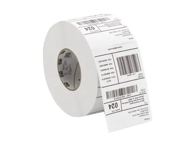 Zebra Z-Select 2000T - Papier - matt - permanenter Acrylklebstoff - Oberseite beschichtet