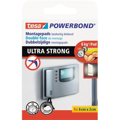 Tesa Klebepad Powerbond Ultra Strong 9 St./Pack. 55790-00001-00